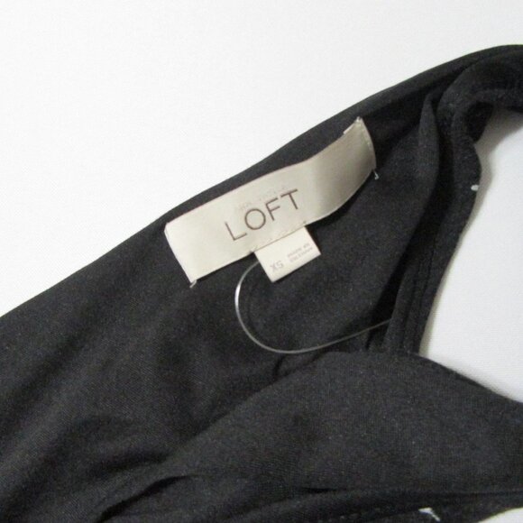 Loft Black V Neck Sleeveless Maxi Dress - Picture 7 of 11